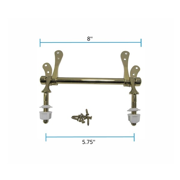 sp6 Toilet Seat Bar Hinge Pack Gold by Euroshowers 