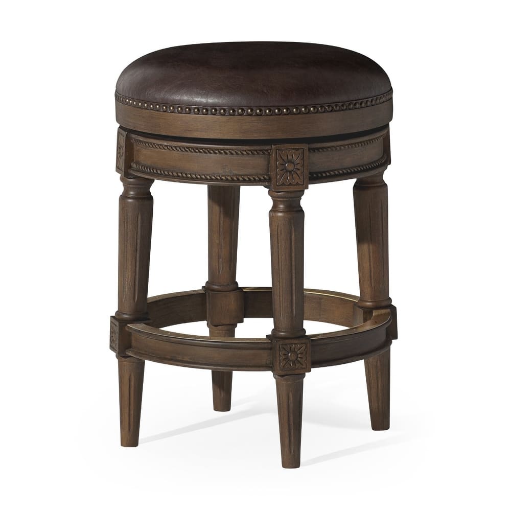 Maven Lane Pullman Backless Swivel Kitchen Stool