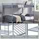 preview thumbnail 3 of 20, Heavy Duty Metal Bunk Bed, Built-In Ladder, Safety Rails, No Boxspring