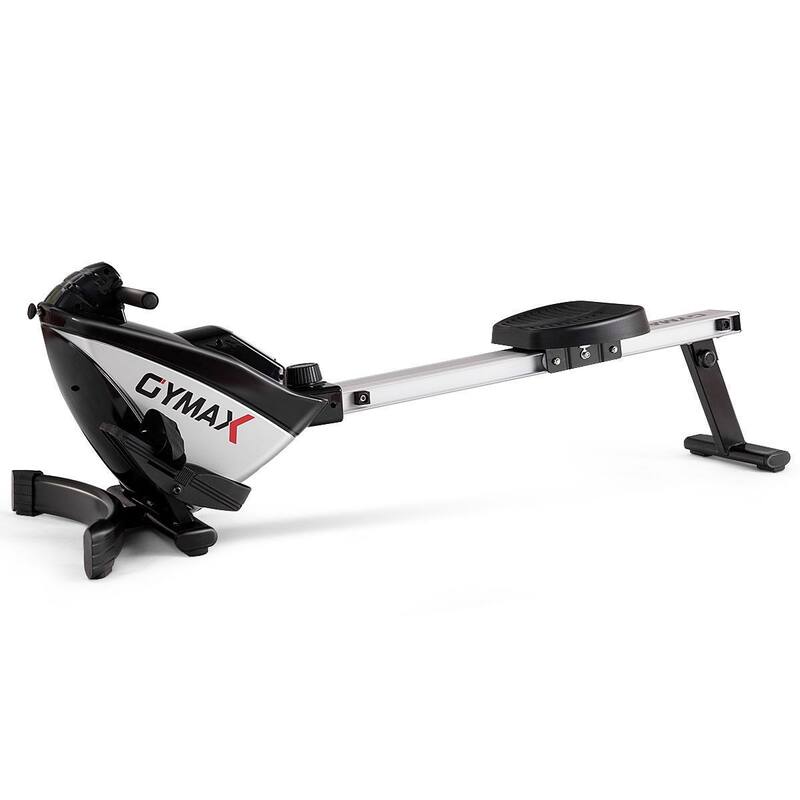 Gymax Folding Magnetic Rowing Machine Rower Exercise Cardio Adjustable