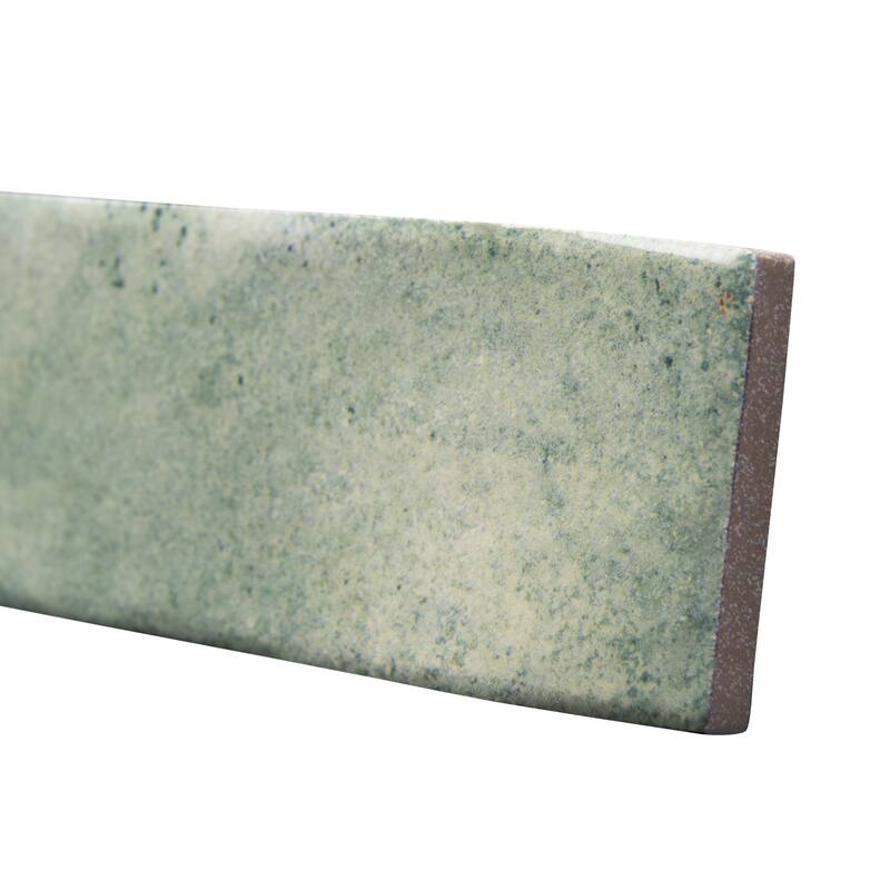 Merola Tile Scottsdale Aquamarine 1-7/8" x 17-3/4" Porcelain Floor and Wall Tile