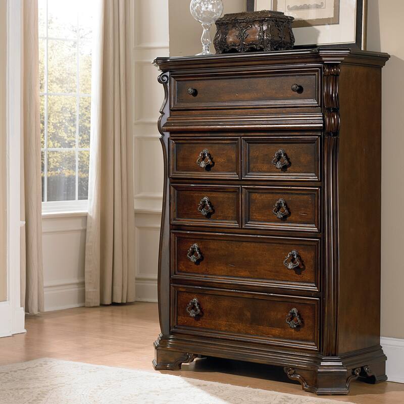 Liberty Furniture Arbor Place Sleigh Bed, Dresser & Mirror, Chest, Night Stand - California King, King or Queen