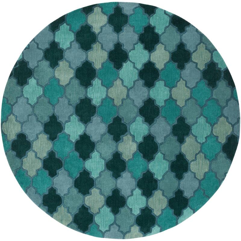 Randall Handmade Geometric Moroccan Wool Area Rug