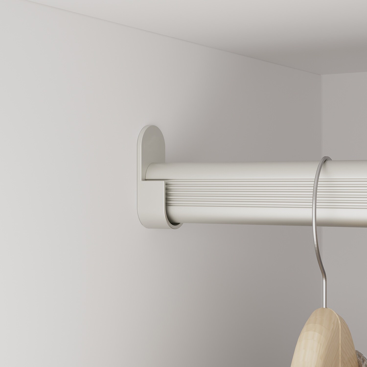 Kerrogee Bedroom Armoire Wardrobe with Mirror and Storage Drawers for Organized Spaces-image