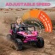 preview thumbnail 24 of 25, Qaba 12V Ride On Truck, 3.7 MPH Battery Powered Electric Car for Kids Remote Control, 4-Wheel Suspension, Lights, Horn & Music