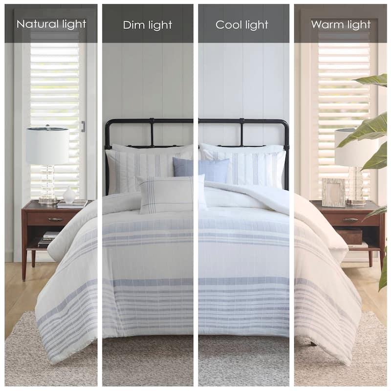 Harbor House Morgan 5 Piece Cotton Jaquard Duvet Set (Insert Excluded)