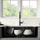 preview thumbnail 40 of 62, Karran Farmhouse/ Apron-front Quartz Single Bowl Kitchen Sink