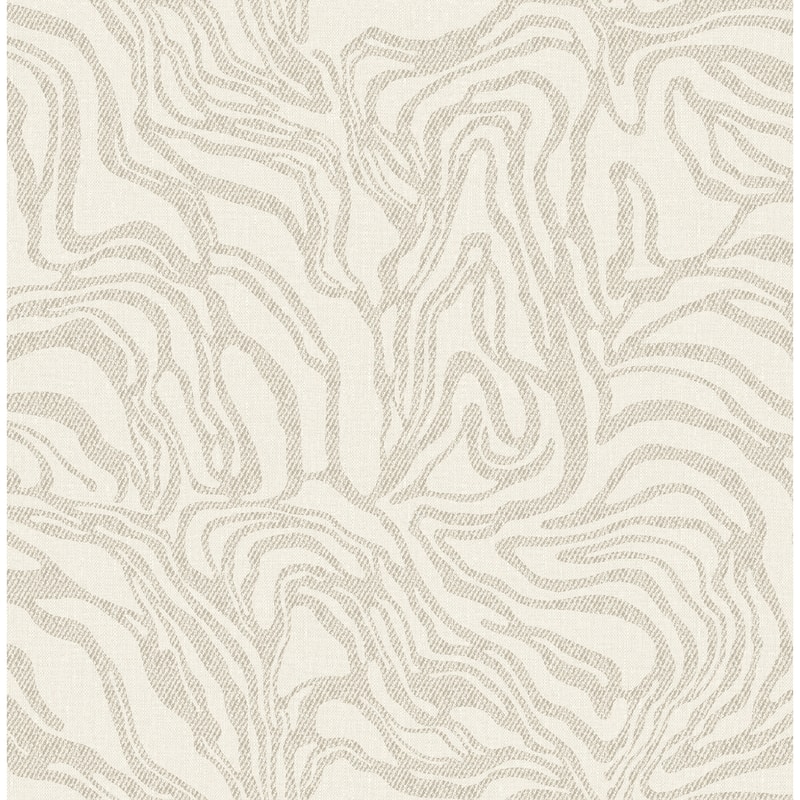 A-Street Prints Massar Taupe Modern Marbled Wallpaper