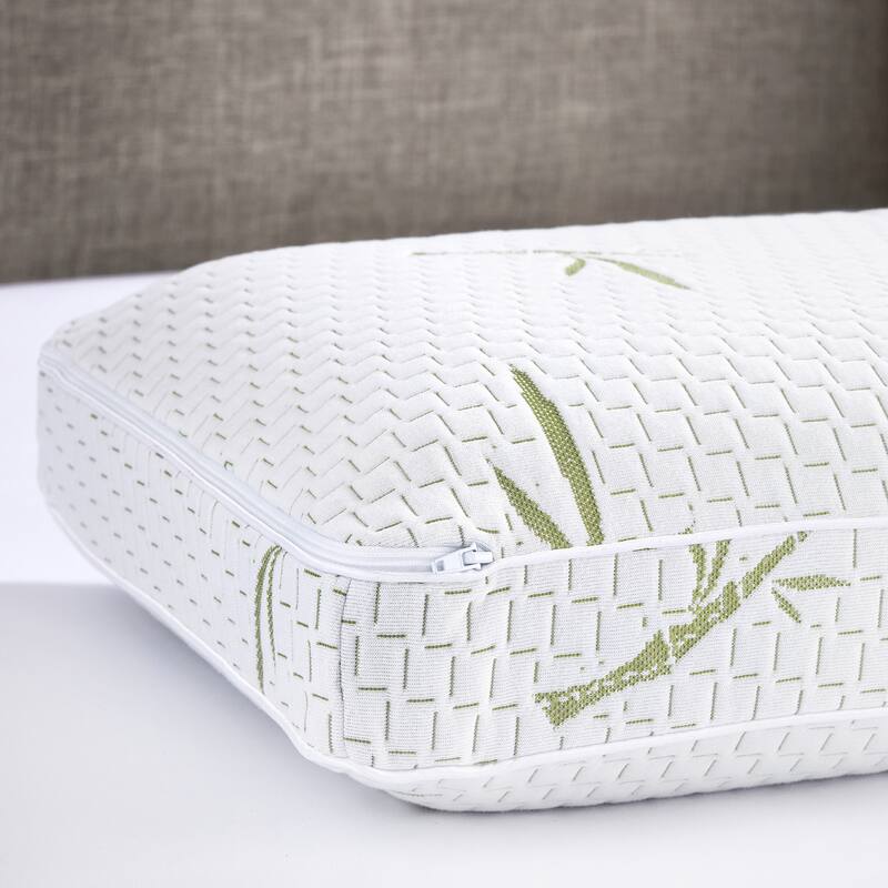 Bodipedic Green Tea Infused Memory Foam Bed Pillow
