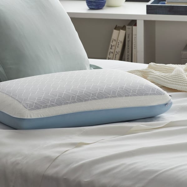 slide 2 of 5, Sealy DuoChill Cooling Memory Foam Bed Pillow with Anti-Microbial Cover