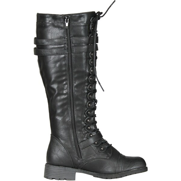 lace up fashion boots