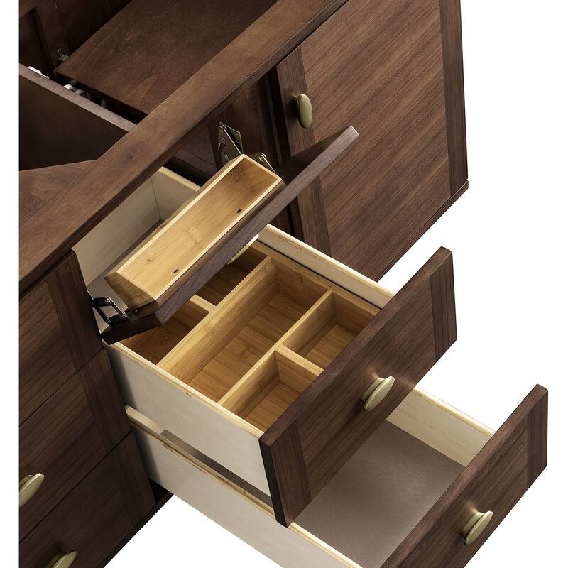 James Martin Vanities 670-V60D-M Amberly 60" Wall Mounted or Free