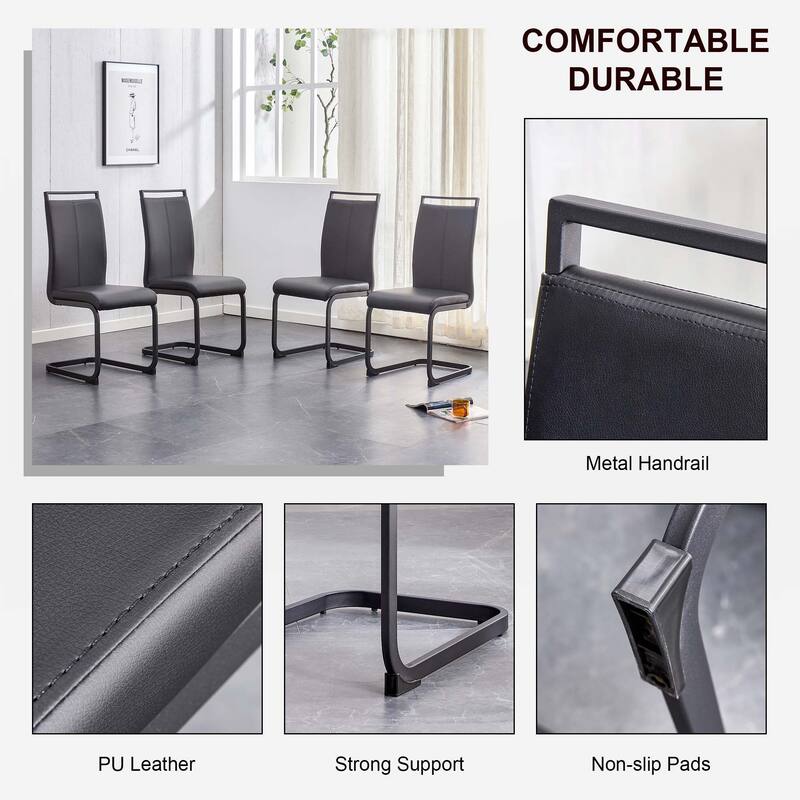 High Back Dining Chairs,Upholstered Side Chair(Set of 4)