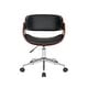 preview thumbnail 5 of 21, Porthos Home Monroe Faux Leather Office Chair with Chrome Base