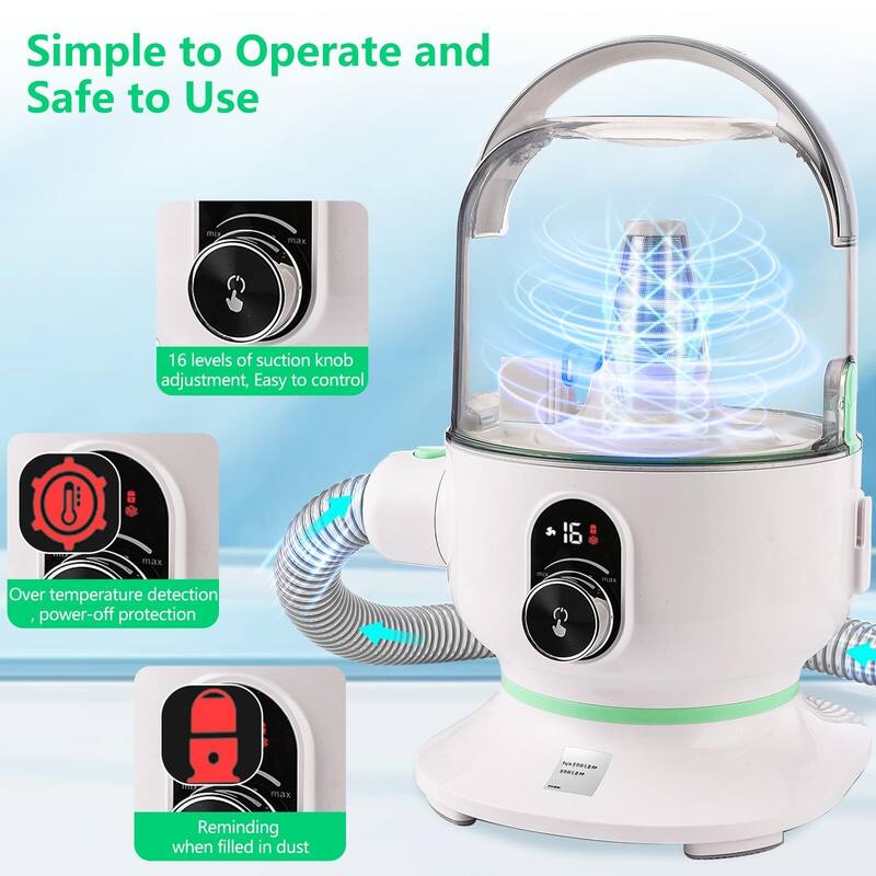 5 in-1 Dog Grooming Kit Pet Grooming Hair Vacuum