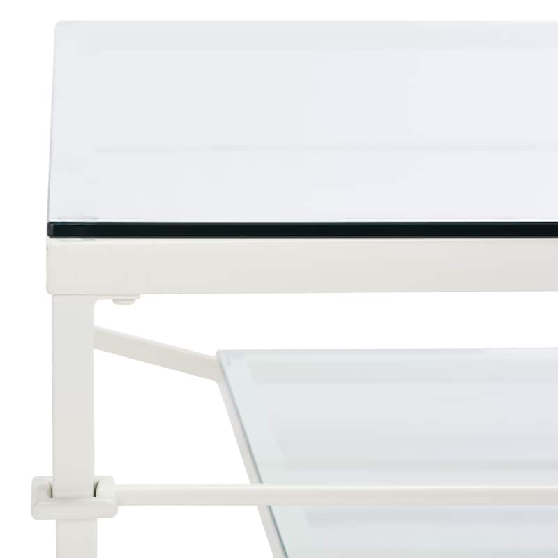 SAFAVIEH Couture Zilpha Cocktail Table - 43 In W x 43 In D x 20 In H - 43Wx43Dx20H