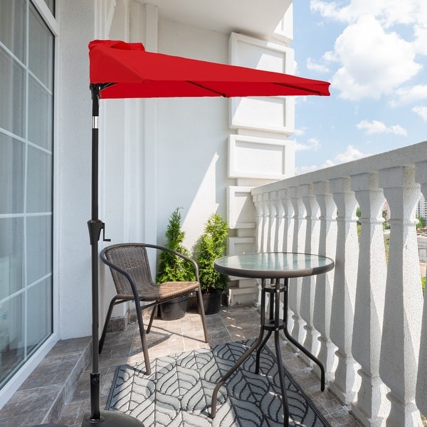 9 ft patio umbrella frame only 9ft Market Patio Umbrella 6 Rib Replacement Canopy Sage Green