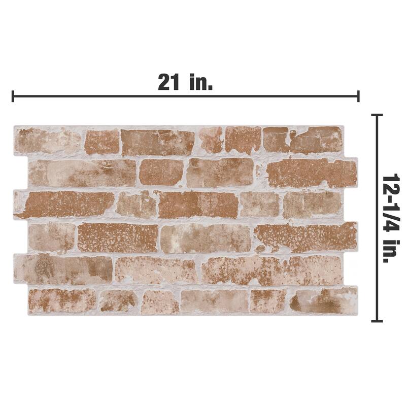 Merola Tile Manhattan Cotto 12-1/4" x 21" Porcelain Wall Tile