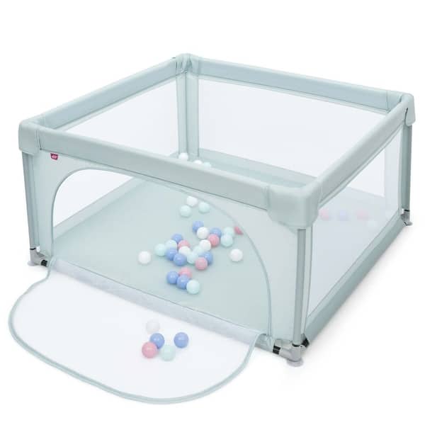 slide 2 of 41, Costway Baby Playpen Infant Large Safety Play Center Yard w/ 50 Ocean - See Details