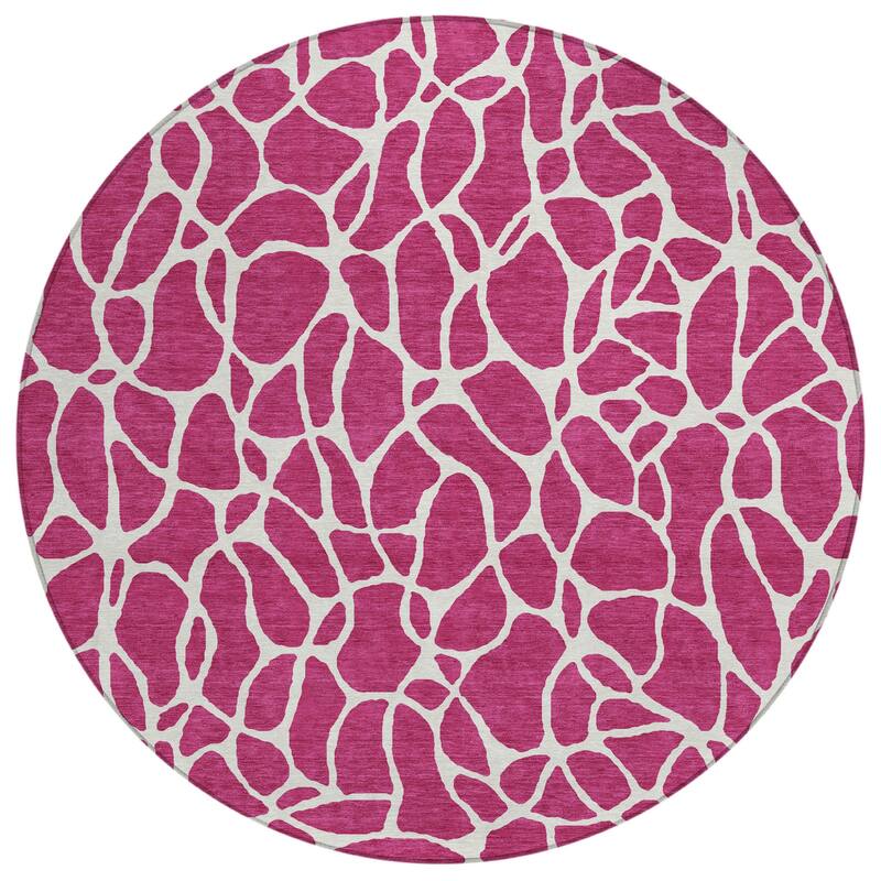 HomeRoots Geometric Transitional Rectangle Outdoor Rug