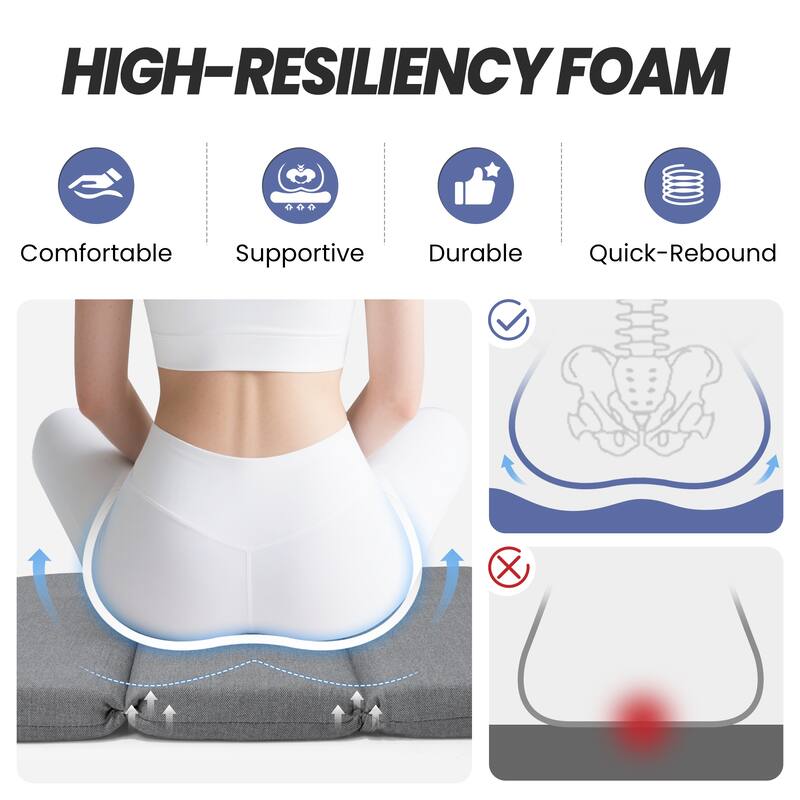 Crestlive Products Outdoor Adirondack Chair Cushion Patio Chair Pad