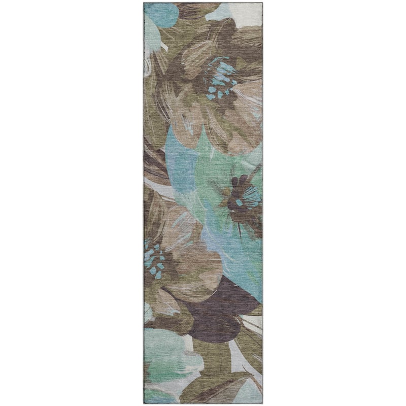 Premium Washable Super Soft Modern Floral Mayfield Rug