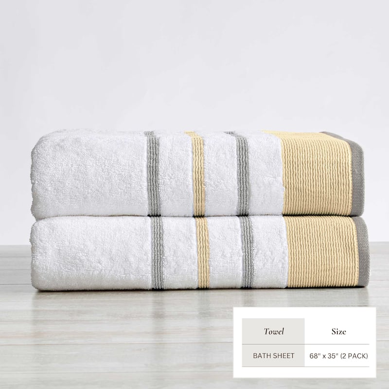 Linery & Co. Luxury Cotton Decorative Towel Set.