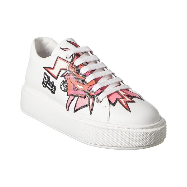 prada rose sneakers