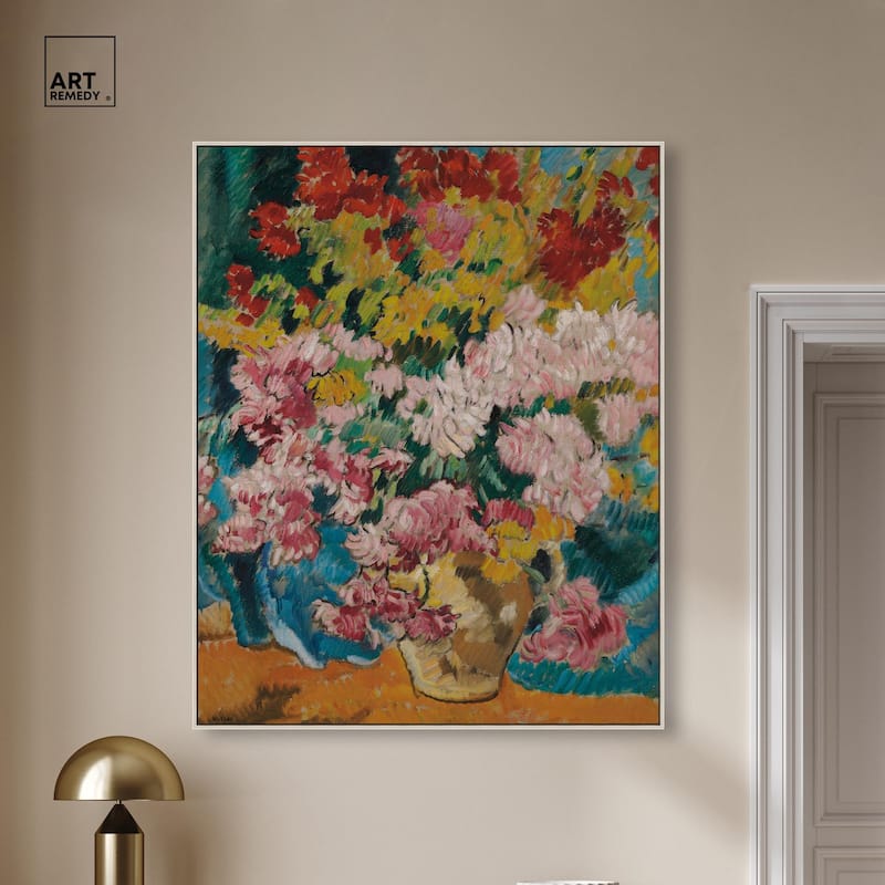 Give him Flores Canvas by Art Remedy