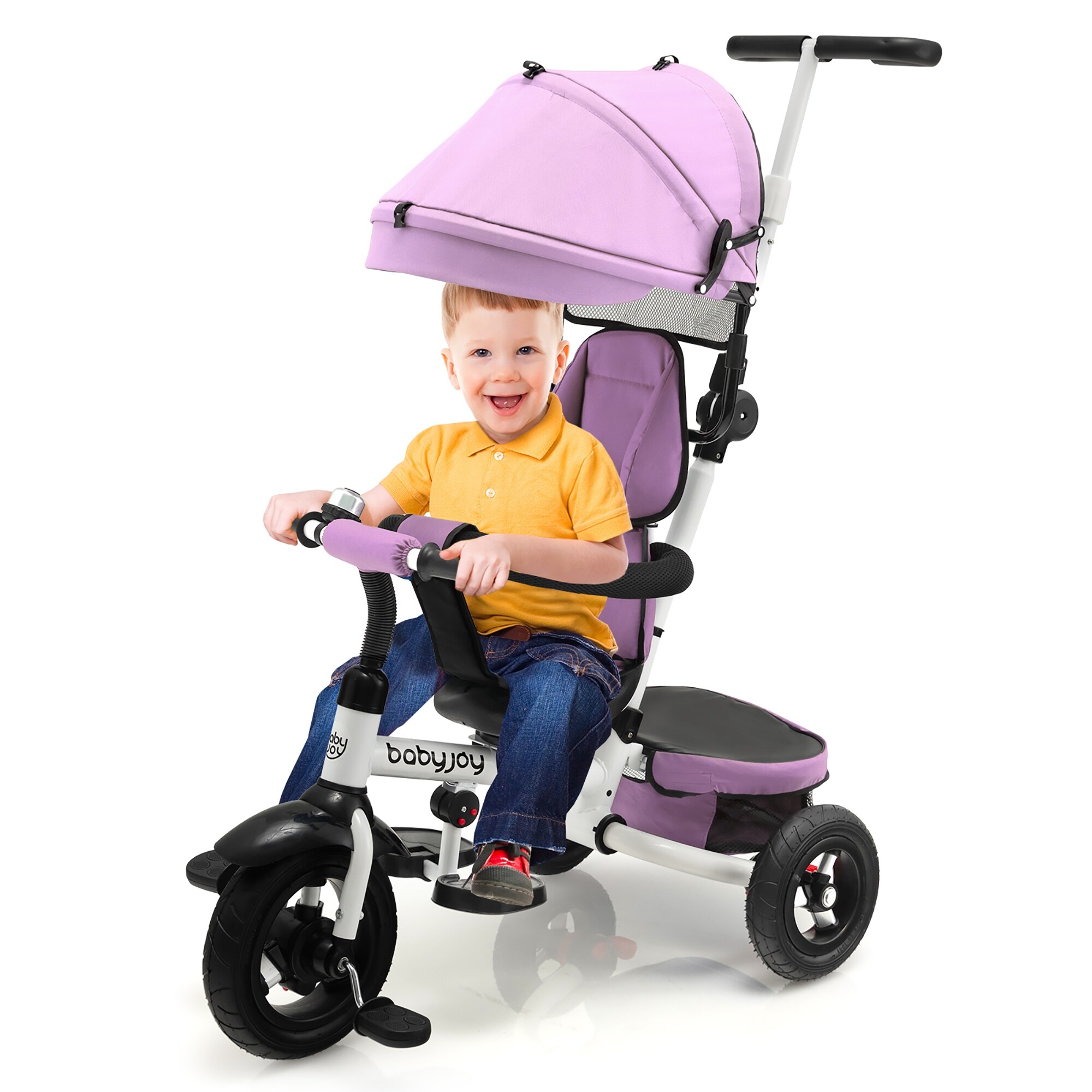 Babyjoy Baby Tricycle Folding Toddler Tricycle W Reversible Seat