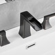 preview thumbnail 14 of 34, Double Handle Three-Hole Bath Waterfall Faucet with Drain