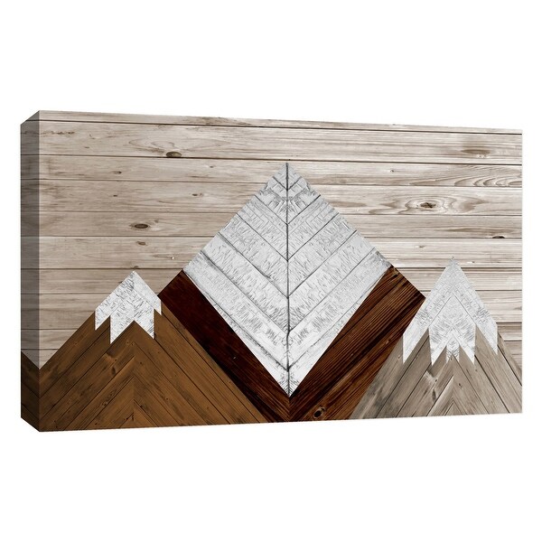 PTM Images 9-126767 PTM Canvas Collection 10" x 8" - "Wood Mountains" Giclee Mountains Art Print on Canvas