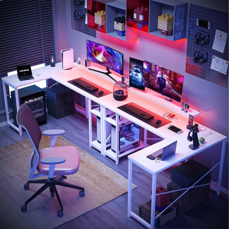 L Shaped Gaming Computer Desk