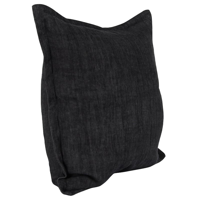Amy Linen 22-inch Square Throw Pillow, by Kosas Home
