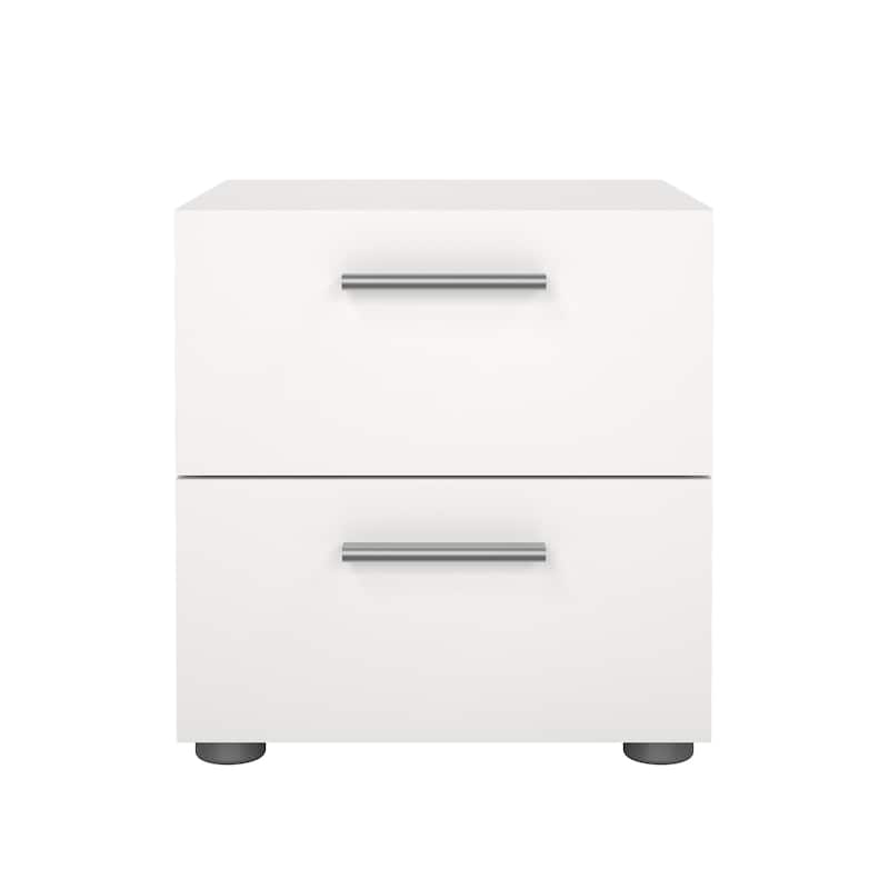 Porch & Den Angus Foiled 2-drawer Nightstand