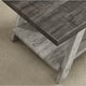 Athens Contemporary Wood Shelf Side Table