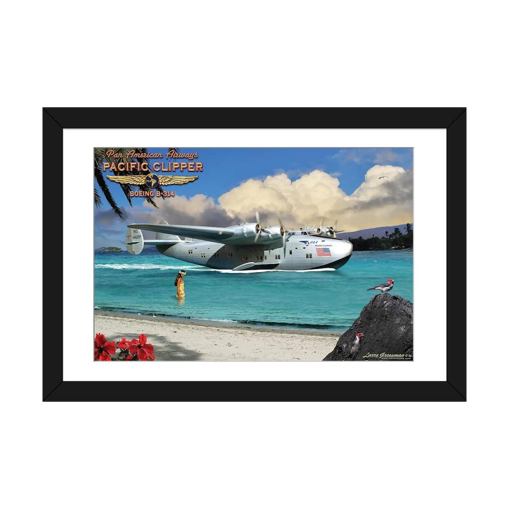 iCanvas "Pan Am Clipper" by Larry Grossman