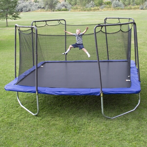 Skywalker Trampolines Blue 15 Square Trampoline with Enclosure On Sale Bed Bath Beyond 14626851
