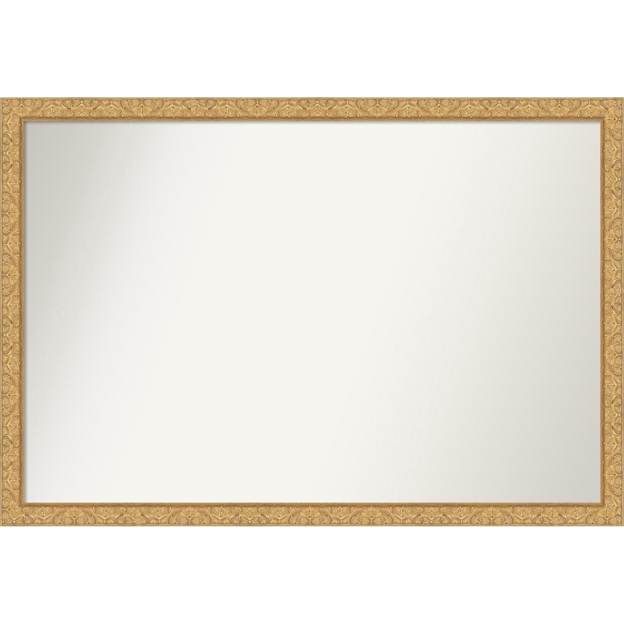 Lila Non-Beveled Wood Framed Wall Mirror