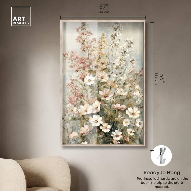 Heirloom Blossoms I Shadowbox by Art Remedy