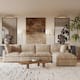 Option L Shaped 4 Seats+1Ottoman Khaki