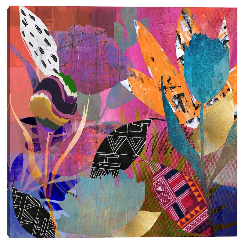Flower Power by Synthia SAINT JAMES Canvas Art Print