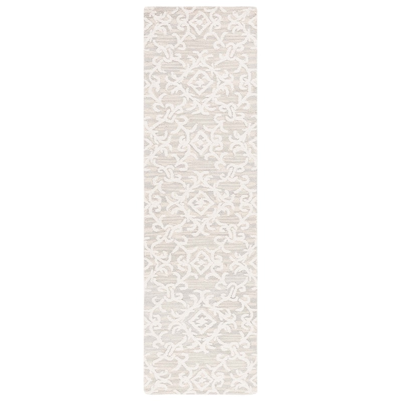 SAFAVIEH, Handmade Blossom Vesela Modern Floral Wool Rug