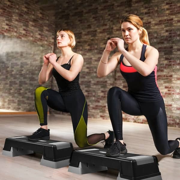 Workout Step Adjustable Workout Aerobic Stepper In Fitness