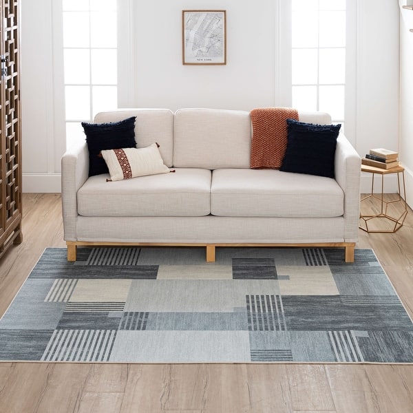 Mohawk Home Contempo Geometric Color Block Area Rug Bed Bath & Beyond