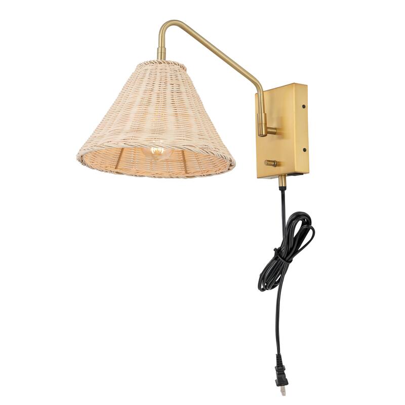 SAFAVIEH Lighting Alaitz Wall Sconce (Set of 2) - 11" W x 16" D x 13" H - 11Wx16Dx13H