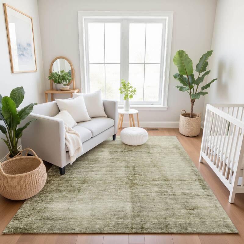 Premium Washable Super Soft Solid Ombre Mayfield Rug