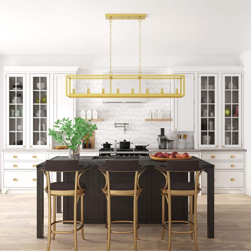 Acroma 8 - Light Kitchen Island Linear Chandelier-UL Certified
