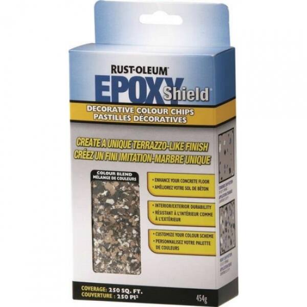 Shop Rust Oleum N238470 Epoxyshield Decorative Colour Chips Tan