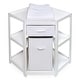preview thumbnail 6 of 23, Diaper Corner Baby Changing Table with Hamper and Basket